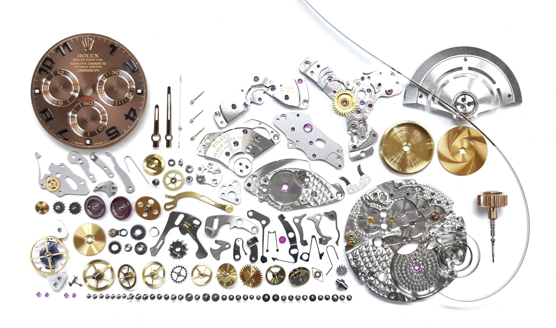 Movimento Daytona Cal.4130 disassemblato